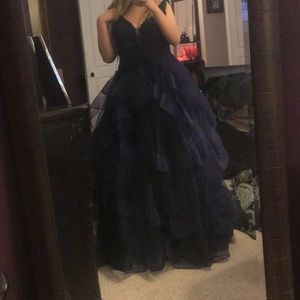 Beautiful Blue Sequence Gown